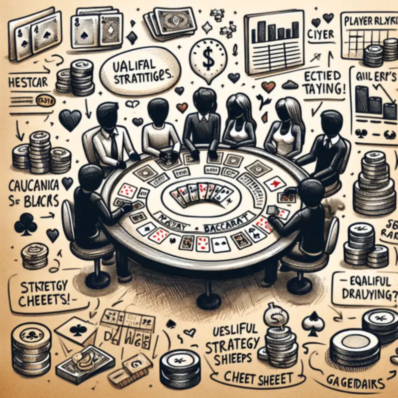 Online Baccarat gaming table interface