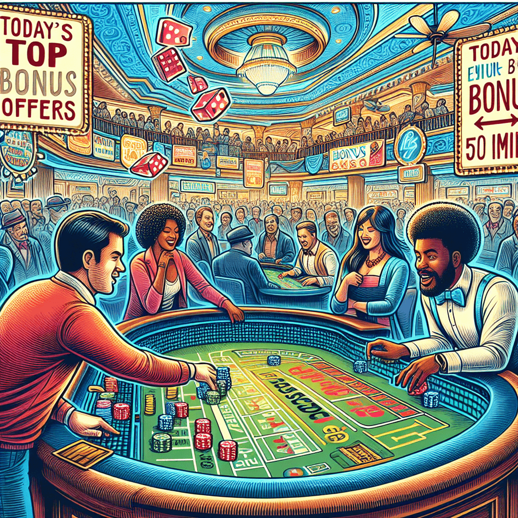 best Craps casino game bonus offers today